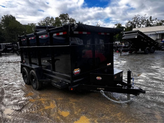 New 2024 Prospector Dump Trailer by Covered Wagon Trailers / D-6X12TA-4-10K Dump Trailer / 6x12 / 10,000# Capacity / 48" High Sides / Aluminum Ramps / Barn Door Rear Gates / Tarp