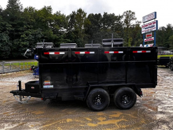 New 2024 Prospector Dump Trailer by Covered Wagon Trailers / D-6X12TA-4-10K Dump Trailer / 6x12 / 10,000# Capacity / 48" High Sides / Aluminum Ramps / Barn Door Rear Gates / Tarp