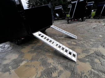 New 2024 Prospector Dump Trailer by Covered Wagon Trailers / D-6X12TA-4-10K Dump Trailer / 6x12 / 10,000# Capacity / 48" High Sides / Aluminum Ramps / Barn Door Rear Gates / Tarp