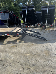 New 2024 Iron Bull EWB Series Equipment Trailer / 83"x20 / 2-7,000# Electric Brake Axles / Stand Up Ramps / Jumbo Toolbox
