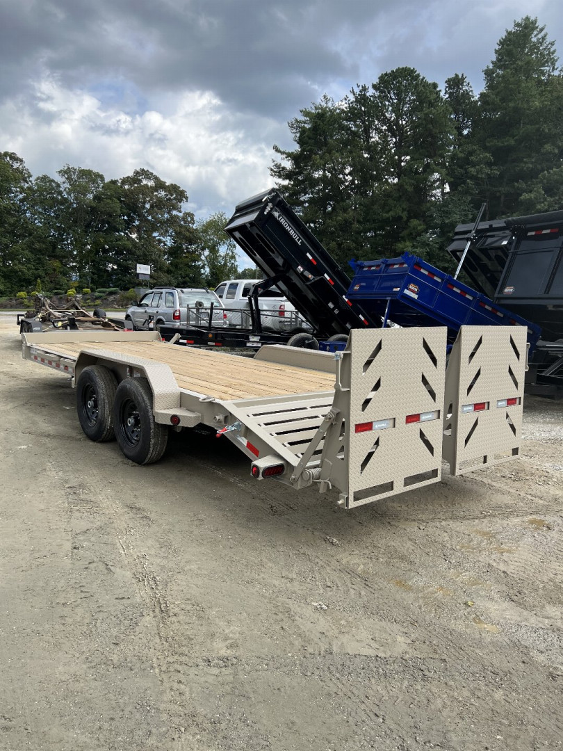 New 2024 Iron Bull EWB Series Equipment Trailer / 83"x20 / 2-7,000# Electric Brake Axles / Rampage Ramps / Jumbo Toolbox