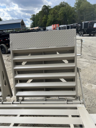 New 2024 Iron Bull EWB Series Equipment Trailer / 83"x20 / 2-7,000# Electric Brake Axles / Rampage Ramps / Jumbo Toolbox