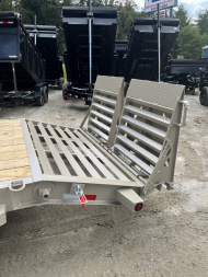 New 2024 Iron Bull EWB Series Equipment Trailer / 83"x20 / 2-7,000# Electric Brake Axles / Rampage Ramps / Jumbo Toolbox