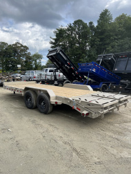 New 2024 Iron Bull EWB Series Equipment Trailer / 83"x20 / 2-7,000# Electric Brake Axles / Rampage Ramps / Jumbo Toolbox