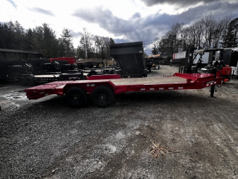New 2024 Iron Bull EWB Series Equipment Trailer / 83"x20 / 2-7,000# Electric Brake Axles / Rampage Ramps / Jumbo Toolbox