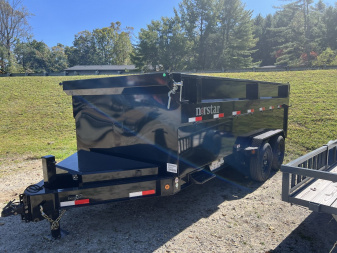 New 2024 Norstar DXB Series / 83" Wide x 16' Long / 2-7000# Electric Brake Axles / 4' Side Walls / Scissor Hoist / Tarp System / Barn Door Gates / Ramps