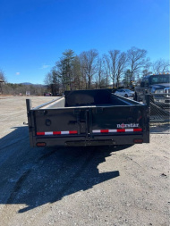 New 2024 Norstar DCB Series / 83" X 14' / 2-7,000# Electric Brake Axles / Scissor Hoist / Barn Door Rear Gates