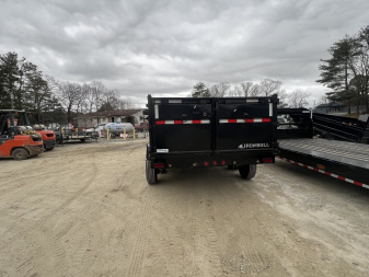 New 2025 IRON BULL Gooseneck Dump Trailer / DHG Series / 7x16 / 36" High Sides / Combo Rear Gates / 10,000# Electric Brake Axles