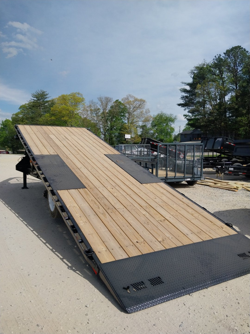 New 2024 Iron Bull Trailers TDG Series 102" Wide x 26' Long Power Force Tilt Hydraulic Jacks 8,000# Axles