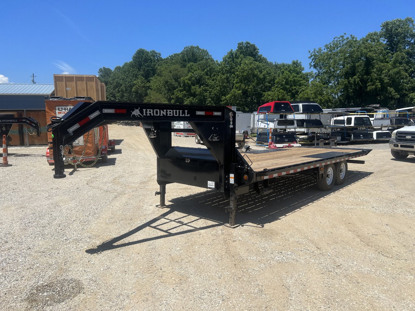New 2024 Iron Bull Trailers TDG Series 102" Wide x 26' Long Power Force Tilt Hydraulic Jacks 8,000# Axles