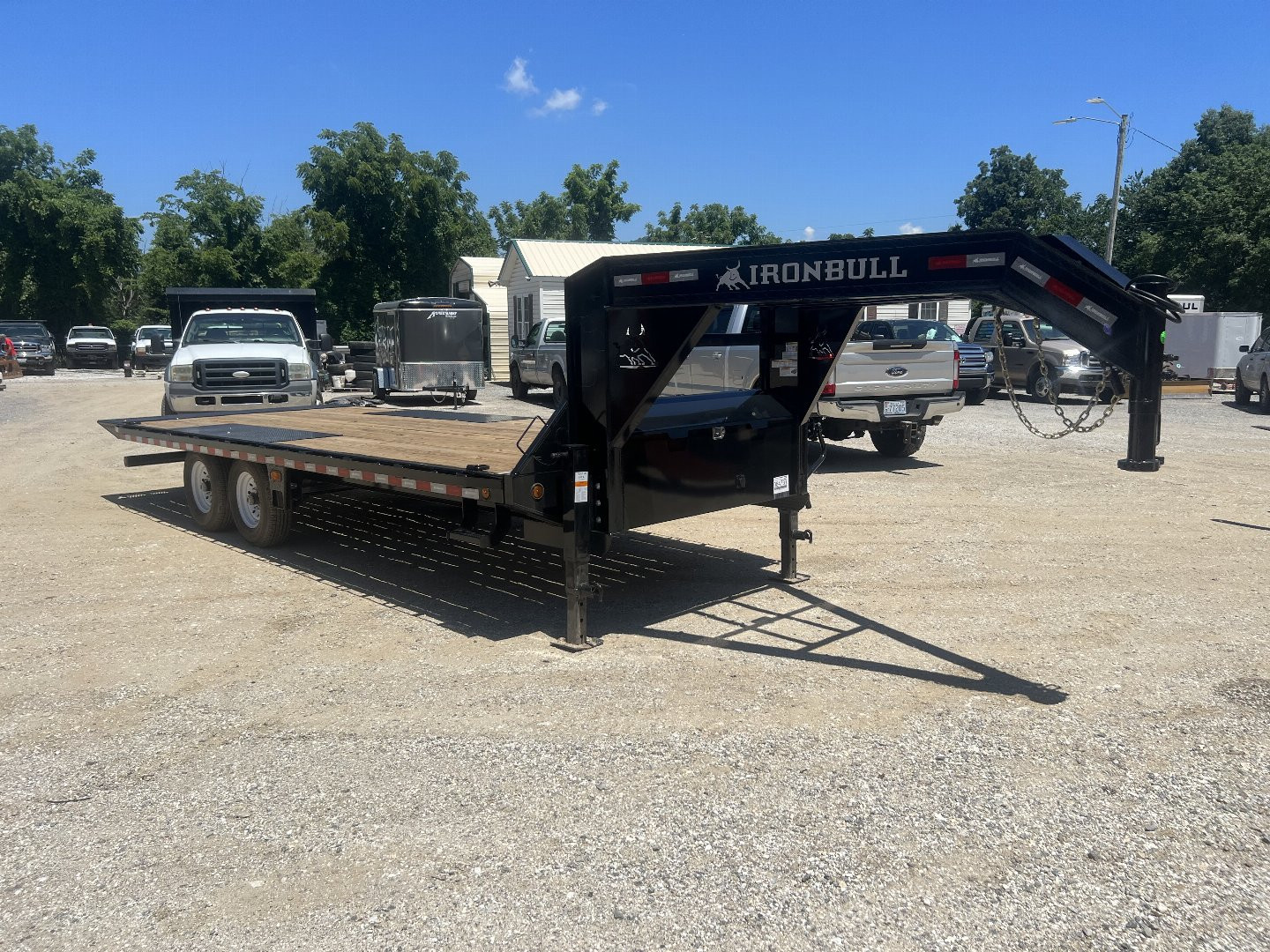 New 2024 Iron Bull Trailers TDG Series 102" Wide x 26' Long Power Force Tilt Hydraulic Jacks 8,000# Axles