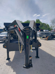 New 2024 Iron Bull Trailers TDG Series 102" Wide x 26' Long Power Force Tilt Hydraulic Jacks 8,000# Axles