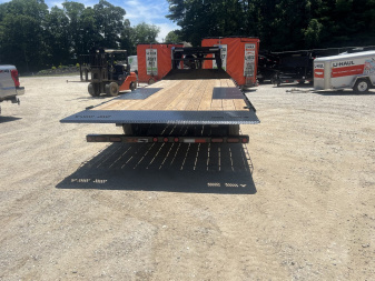 New 2024 Iron Bull Trailers TDG Series 102" Wide x 26' Long Power Force Tilt Hydraulic Jacks 8,000# Axles