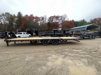 New 2023 Iron Bull FHG Hydraulic Dove Tail 102" x 32' 2 10K Axles, Dual Jack Hand Crank