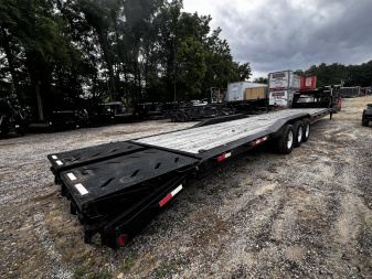 New 2022 Iron Bull Car Hauler / ETG SERIES / 102" WIDE X 44' LONG DECK / RAMPAGE RAMPS / DRIVE OVER FENDERS / 3- 7,000# ELECTRIC BRAKE AXLES