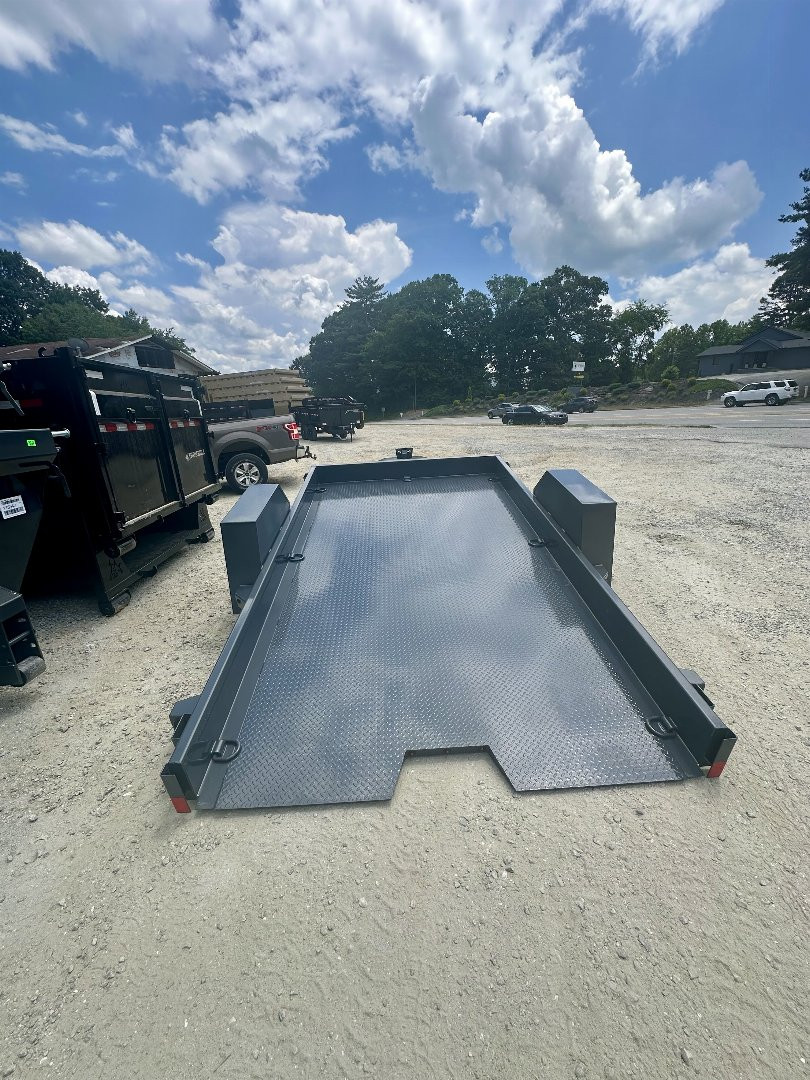 New 2024 LAMAR SCISSOR LIFT HAULER TRAILER / SH791217 / 79" X 12' / 1-7,000# ELECTRIC BRAKE AXLE / TORSION SUSPENSION 22.5 DEGREE UP / 3/16" DIAMOND PLATE STEEL FLOOR / 10 DEGREE LOAD ANGLE