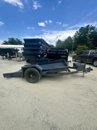 New 2024 LAMAR SCISSOR LIFT HAULER TRAILER / SH791217 / 79" X 12' / 1-7,000# ELECTRIC BRAKE AXLE / TORSION SUSPENSION 22.5 DEGREE UP / 3/16" DIAMOND PLATE STEEL FLOOR / 10 DEGREE LOAD ANGLE