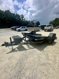 New 2024 LAMAR SCISSOR LIFT HAULER TRAILER / SH791217 / 79" X 12' / 1-7,000# ELECTRIC BRAKE AXLE / TORSION SUSPENSION 22.5 DEGREE UP / 3/16" DIAMOND PLATE STEEL FLOOR / 10 DEGREE LOAD ANGLE