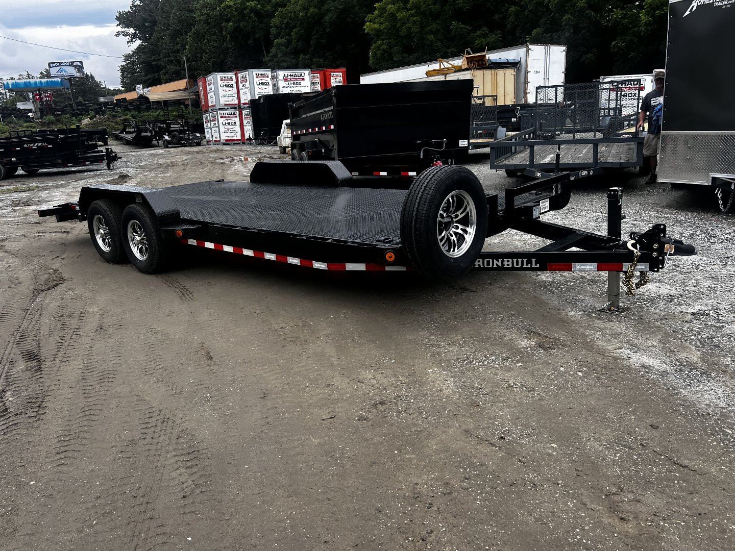 New 2024 Iron Bull ETB8320052-Diamond Plate Floor Car Hauler