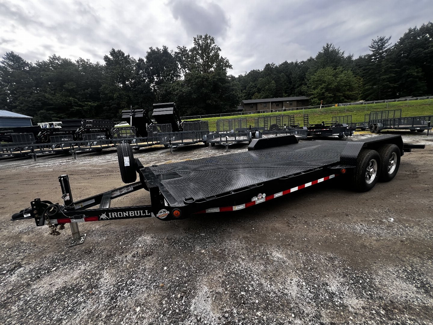 New 2024 Iron Bull ETB8320052-Diamond Plate Floor Car Hauler