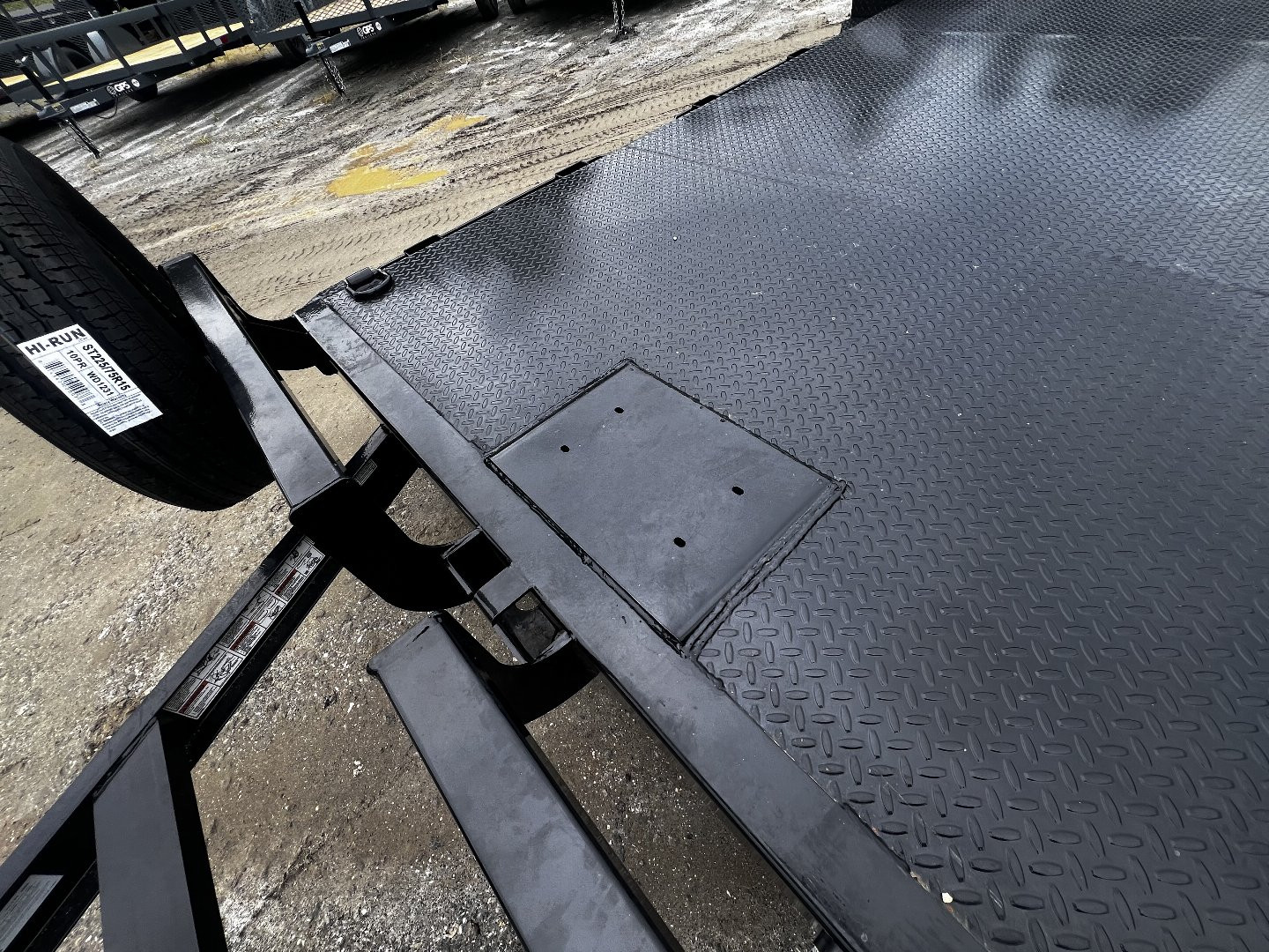 New 2024 Iron Bull ETB8320052-Diamond Plate Floor Car Hauler