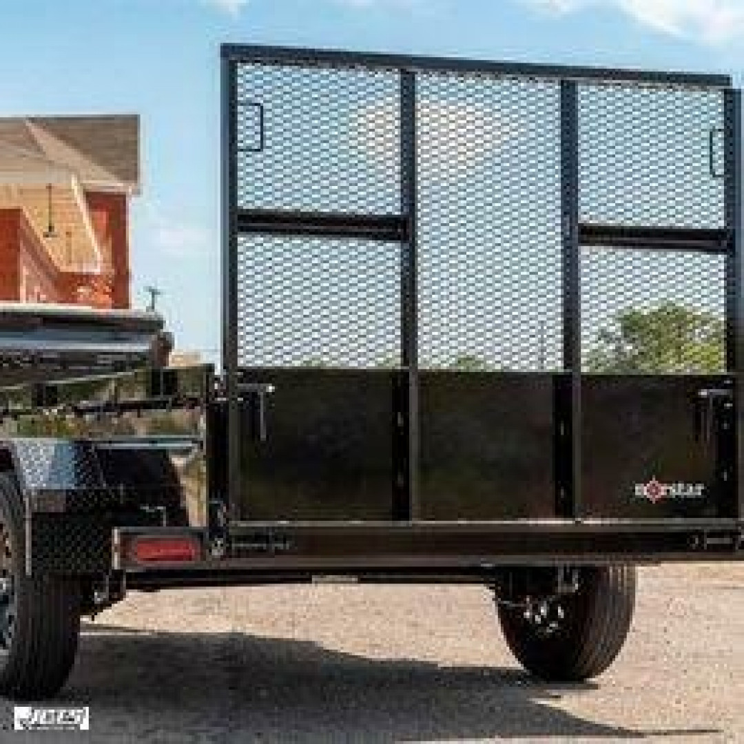 New 2024 Norstar Single Axle Dump Trailer / DUB Series / 5'x10' / 16" High Sides / 3500# Axle / 2200# Payload / 2 Way Landscape Gate