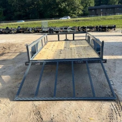 New 2024 GPS Trailers / GT Series / 76" x 10' / 3.5K Axle / 4' Mesh Gate