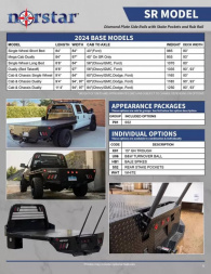 New 2025 Norstar SR Series Truck Bed Truck Bed 8'6" x 97 Bed for a Dually Pickup