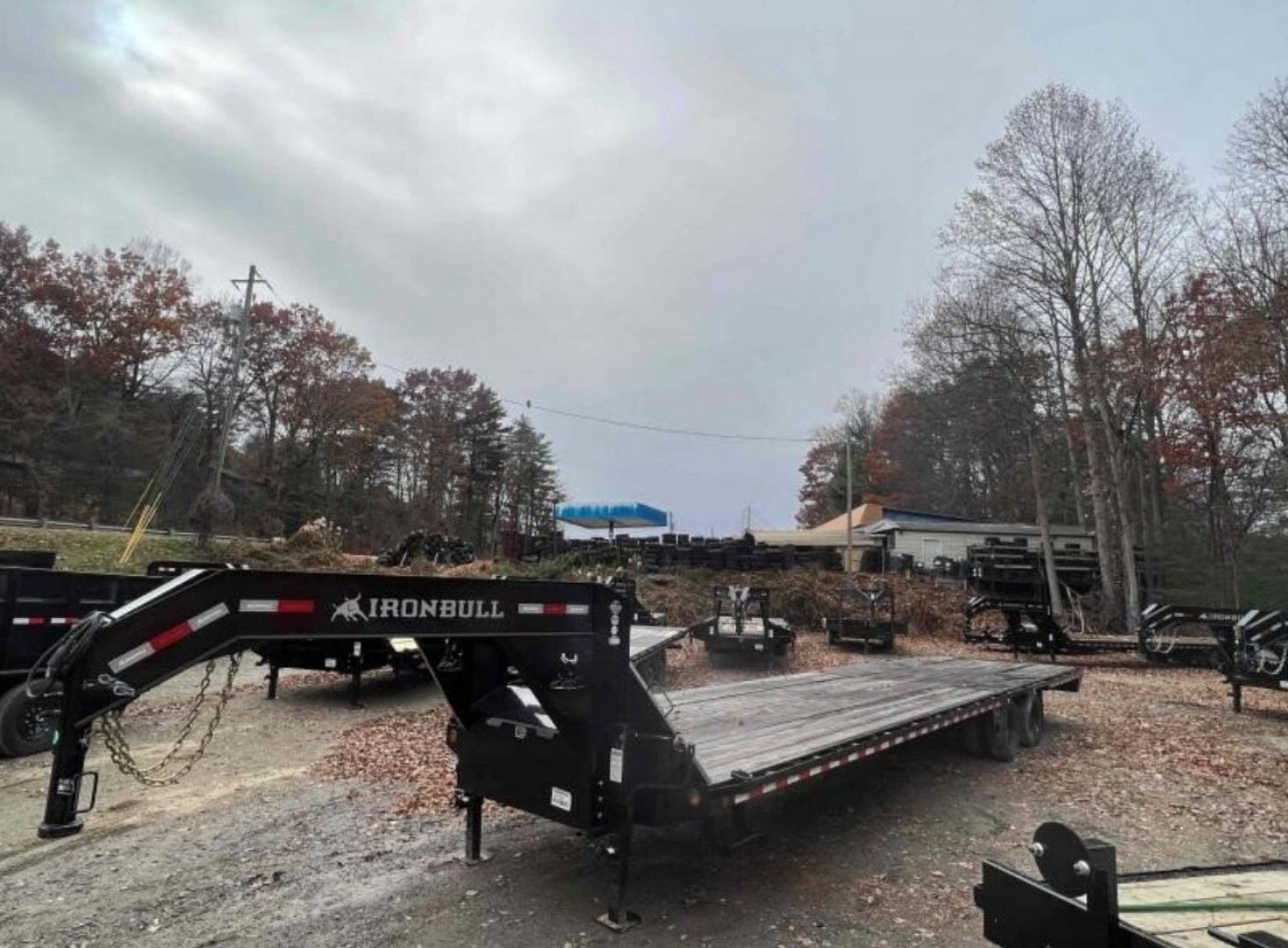 New 2023 Iron Bull Gooseneck Trailer / FLG22 / 102" Wide x 36' Long / 8" Slide Out Ramps / 2-10K Axles