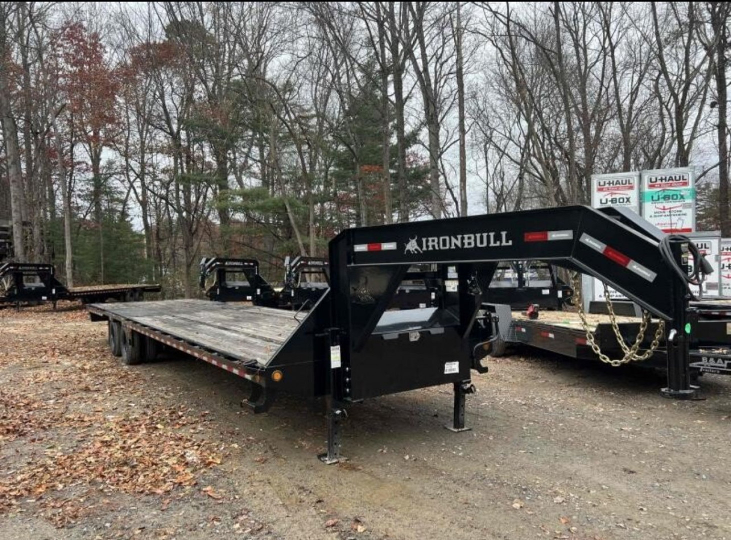 New 2023 Iron Bull Gooseneck Trailer / FLG22 / 102" Wide x 36' Long / 8" Slide Out Ramps / 2-10K Axles