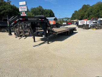 New 2023 Norstar FXG 102 Wide x 25' Long / 2-10,000 # Electric Brake Axles / Rampage Ramps
