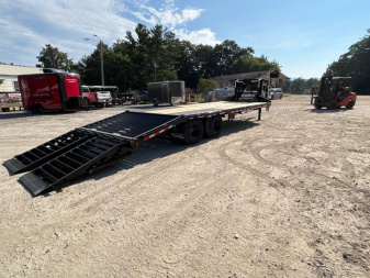 New 2023 Norstar FXG 102 Wide x 25' Long / 2-10,000 # Electric Brake Axles / Rampage Ramps