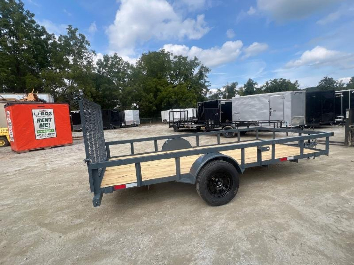 New 2024 GPS Trailers / GT Series / 76" x 14' / 3.5K Axle / 4'Mesh Gate