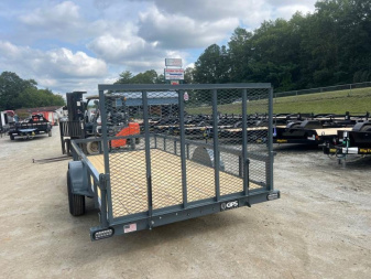 New 2024 GPS Trailers / GT Series / 76" x 14' / 3.5K Axle / 4'Mesh Gate