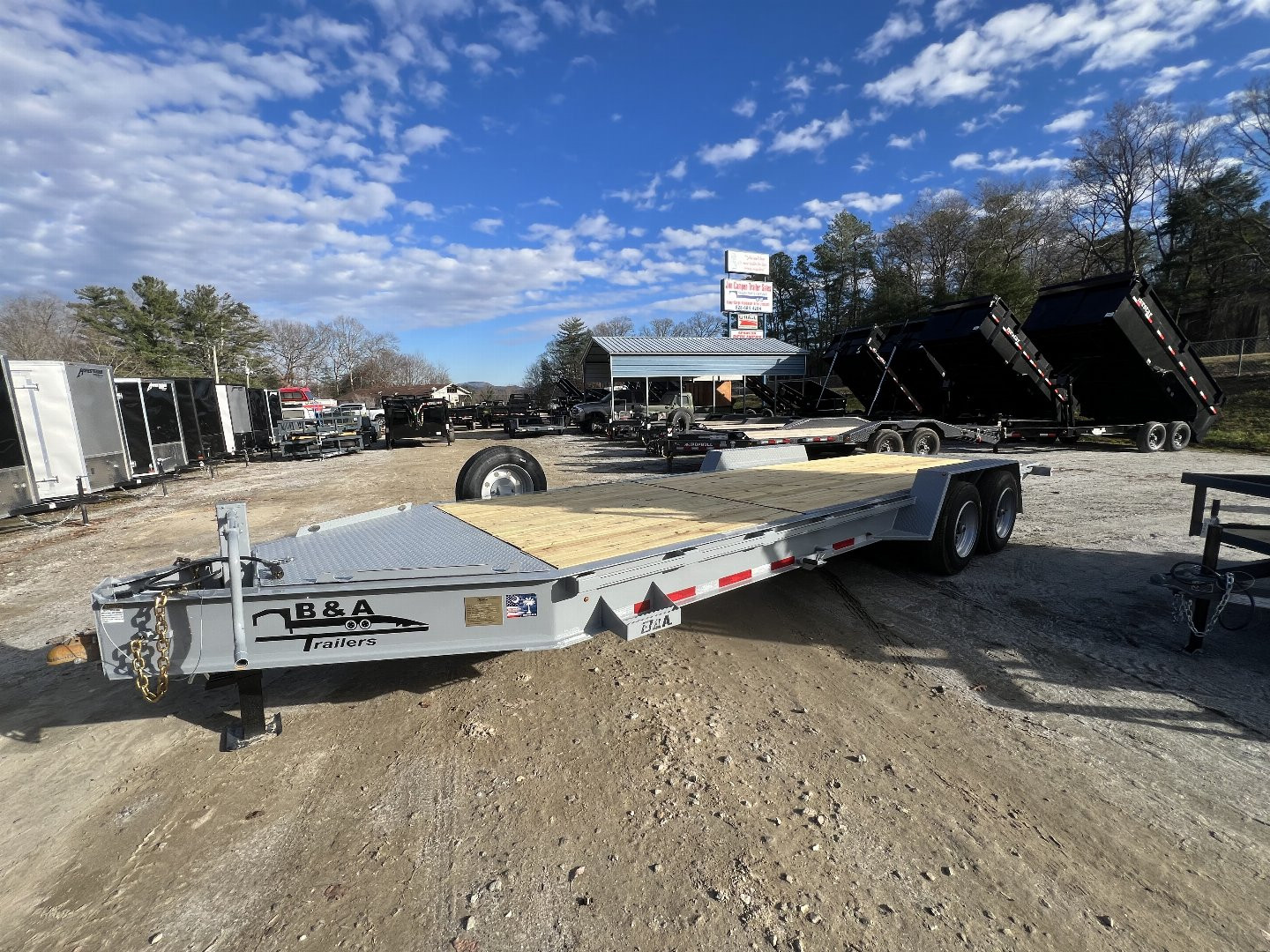 New 2024 B&A Trailers 722T8TT Tilt Series