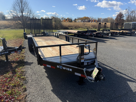 New 2026 BWISE EH22-14-HDLS Equipment Trailer
