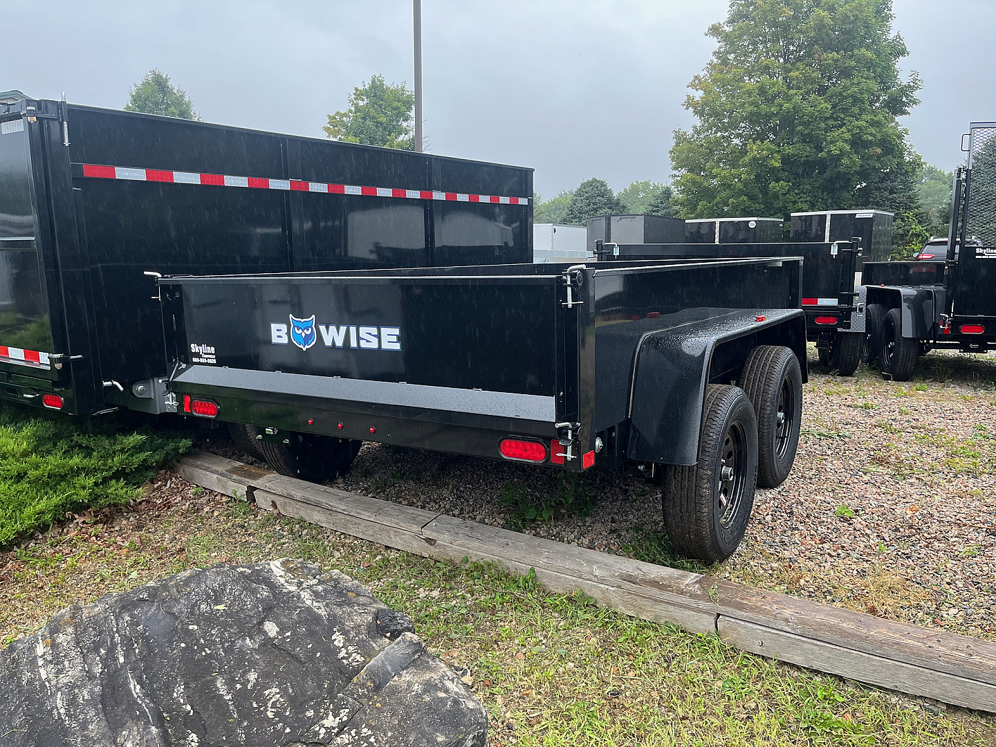 New 2026 BWISE DTR610LP-7 Dump Trailer