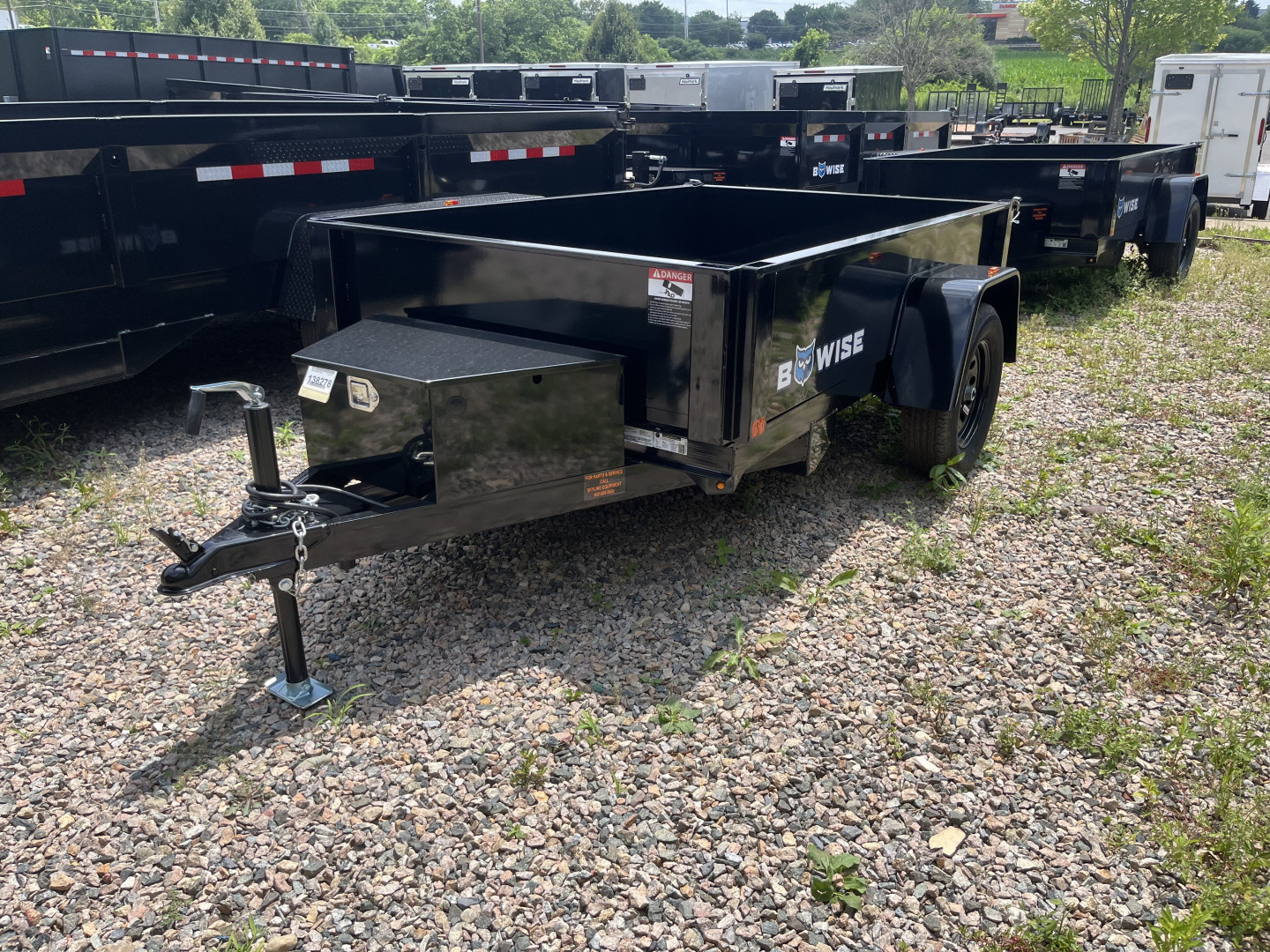 New 2025 BWISE DTR508LP-3 Dump Trailer