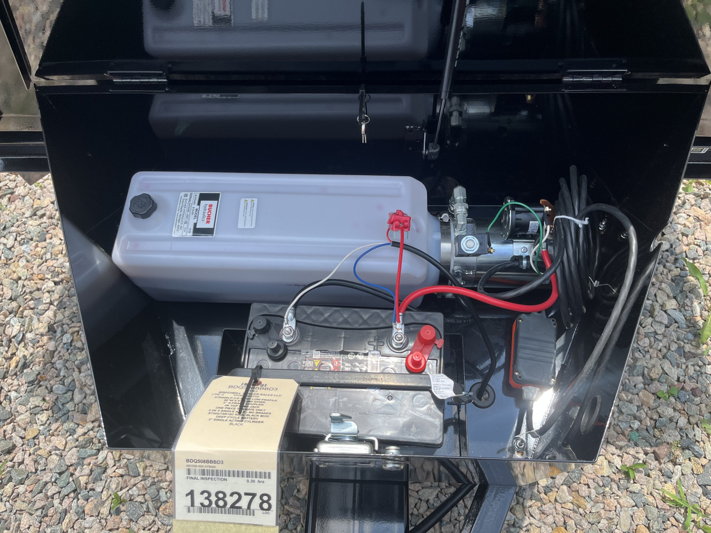 New 2025 BWISE DTR508LP-3 Dump Trailer