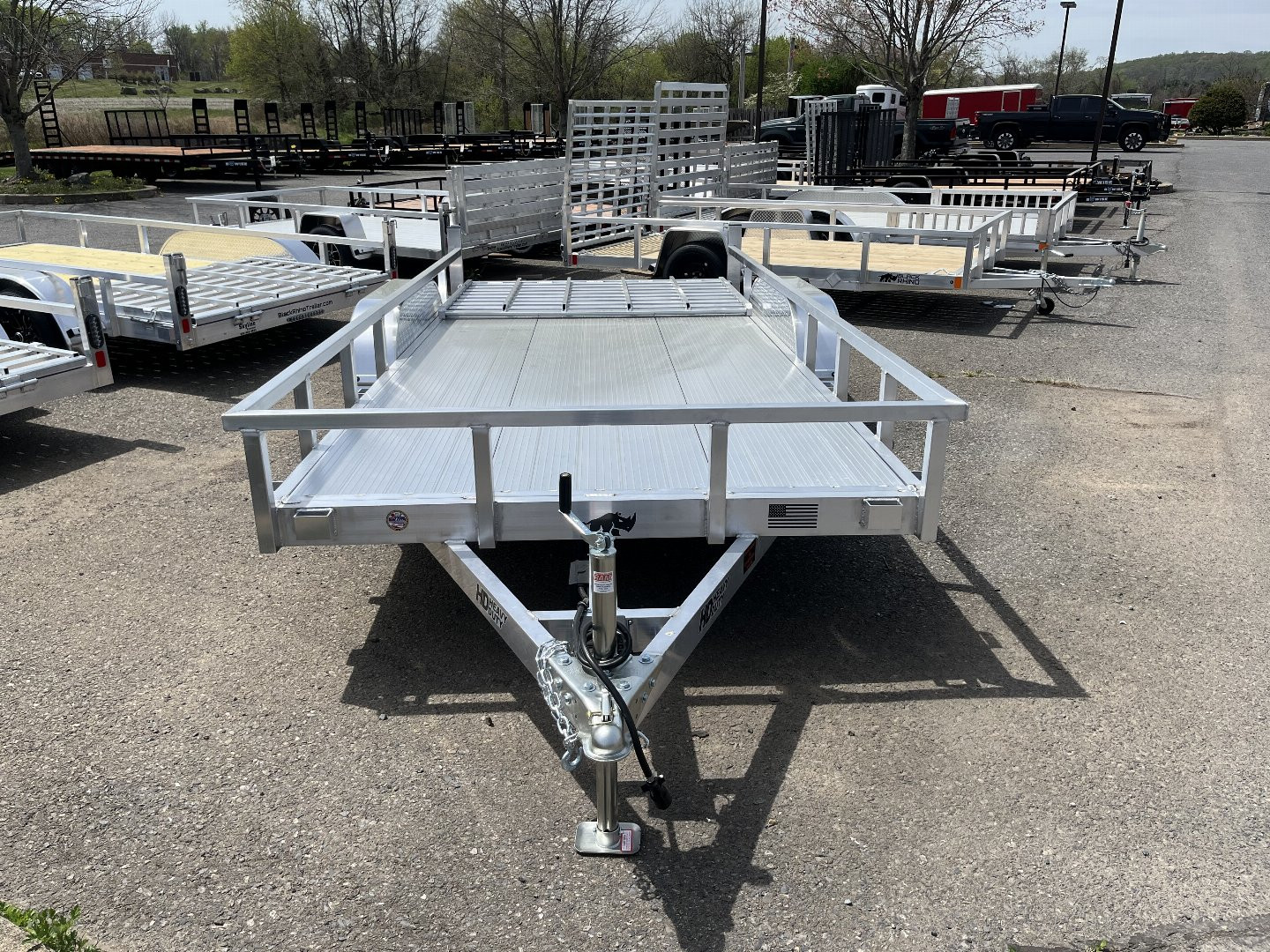 New 2025 BLACK RHINO LST716A Landscape Trailer