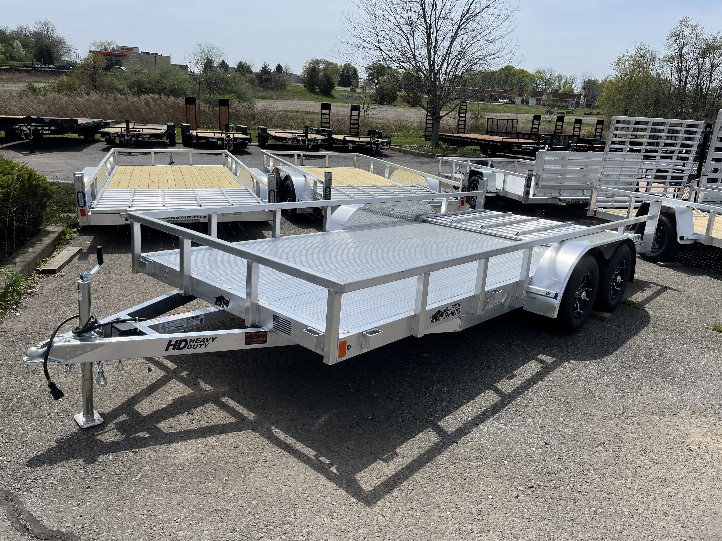 New 2025 BLACK RHINO LST716A Landscape Trailer
