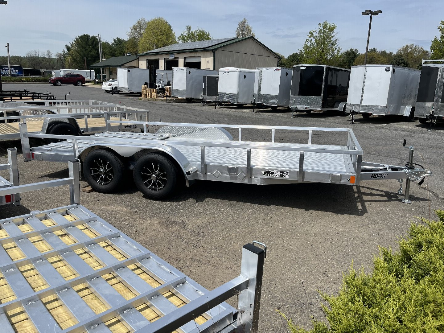 New 2025 BLACK RHINO LST716A Landscape Trailer