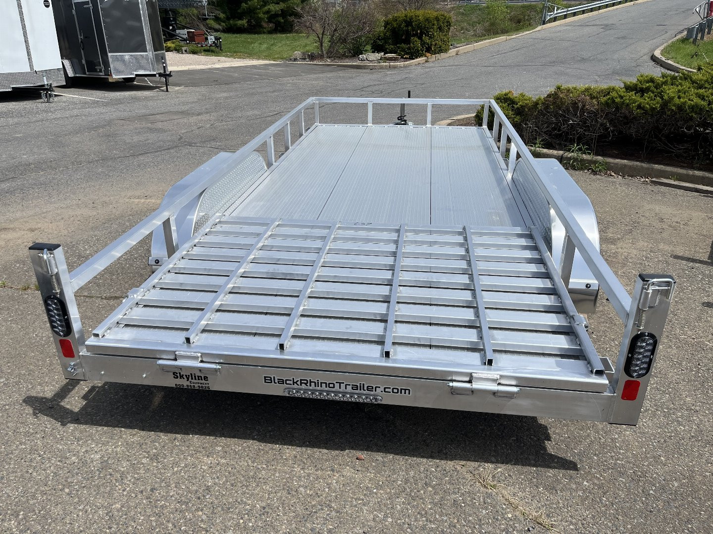 New 2025 BLACK RHINO LST716A Landscape Trailer