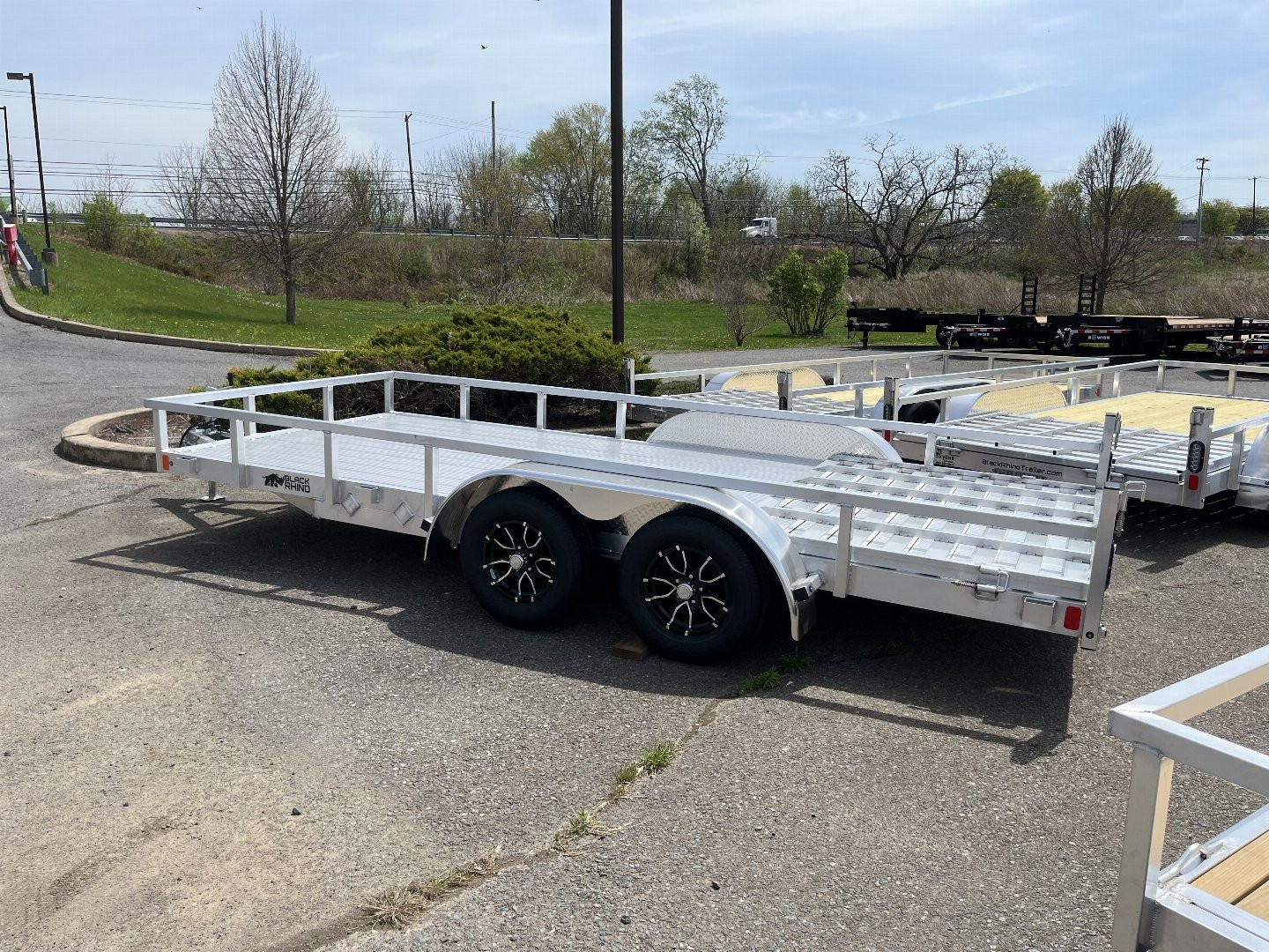 New 2025 BLACK RHINO LST716A Landscape Trailer