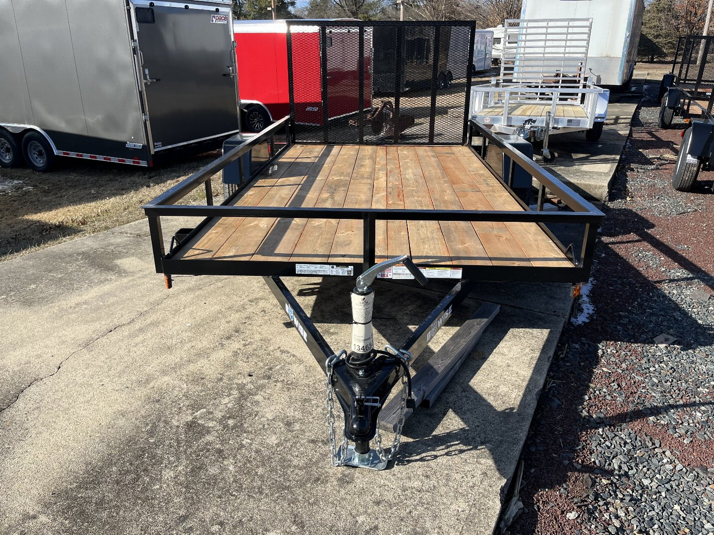 New 2025 BWISE UTE-612 Utility Trailer