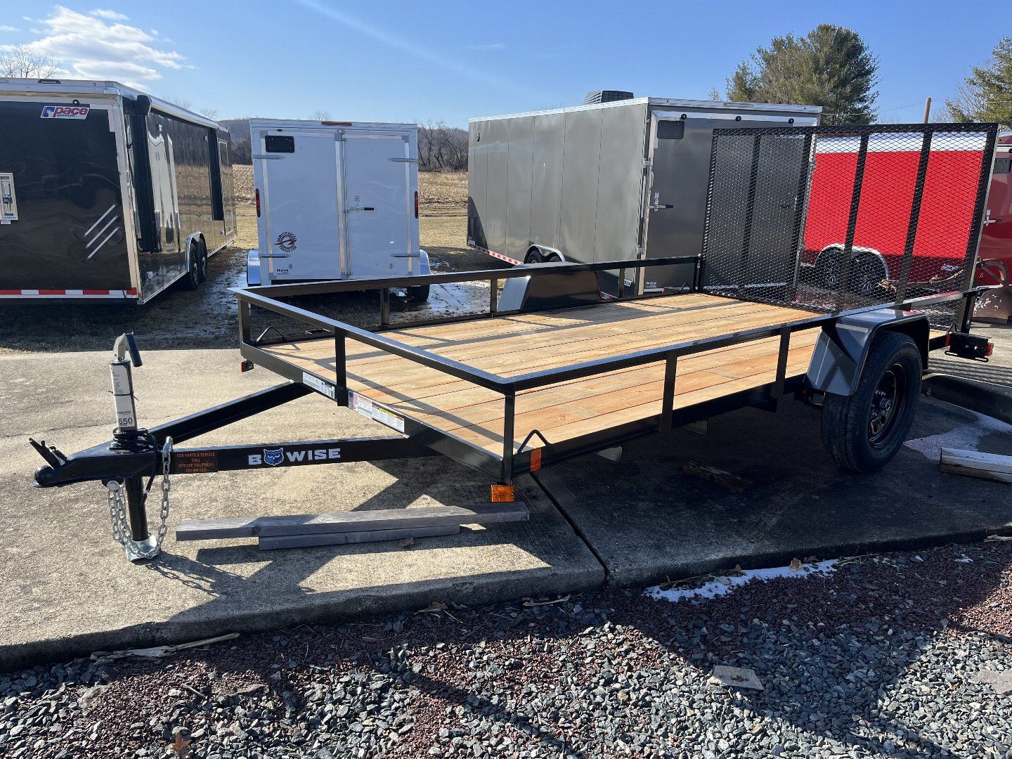 New 2025 BWISE UTE-612 Utility Trailer