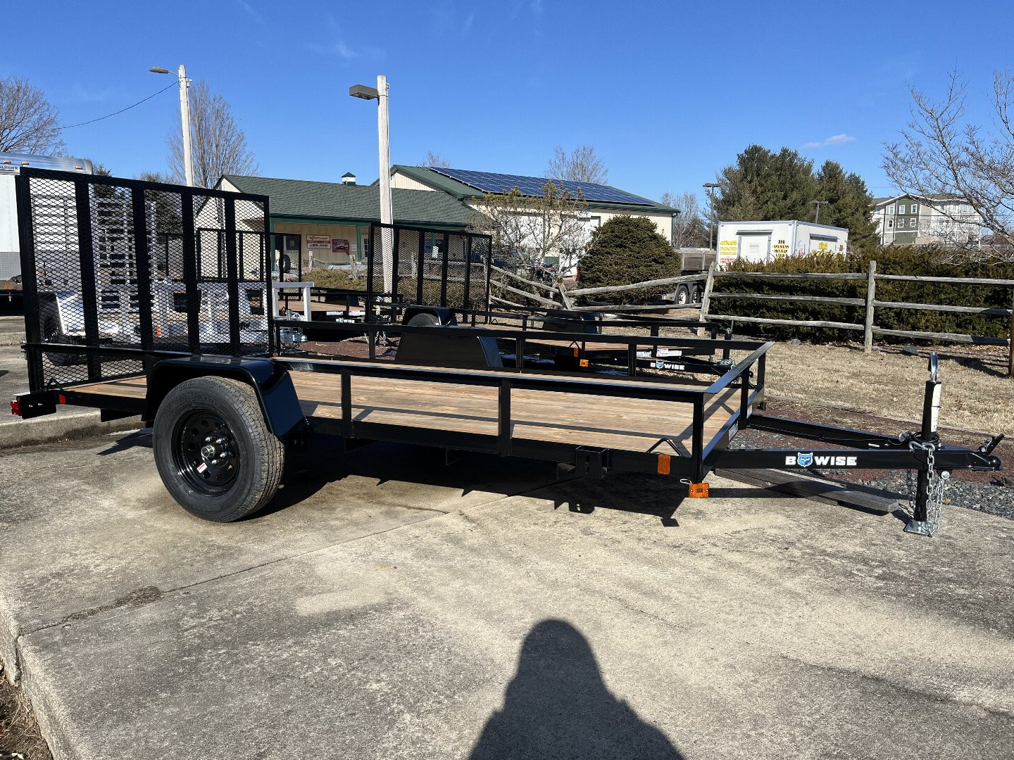 New 2025 BWISE UTE-612 Utility Trailer