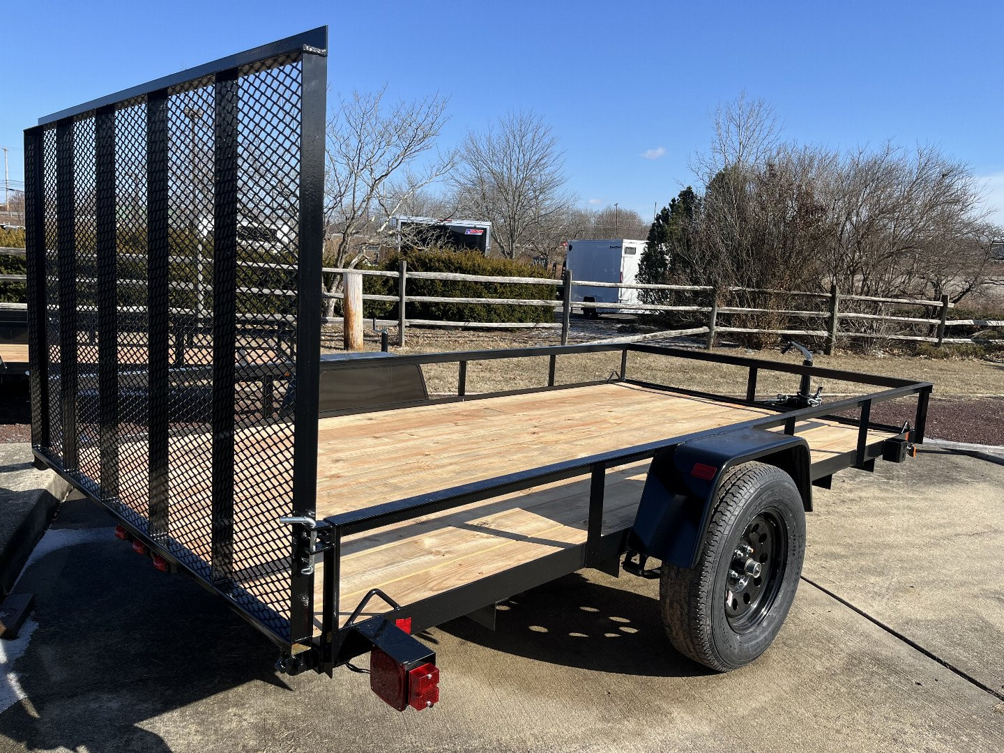 New 2025 BWISE UTE-612 Utility Trailer
