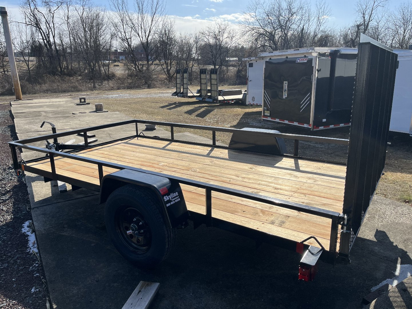 New 2025 BWISE UTE-612 Utility Trailer