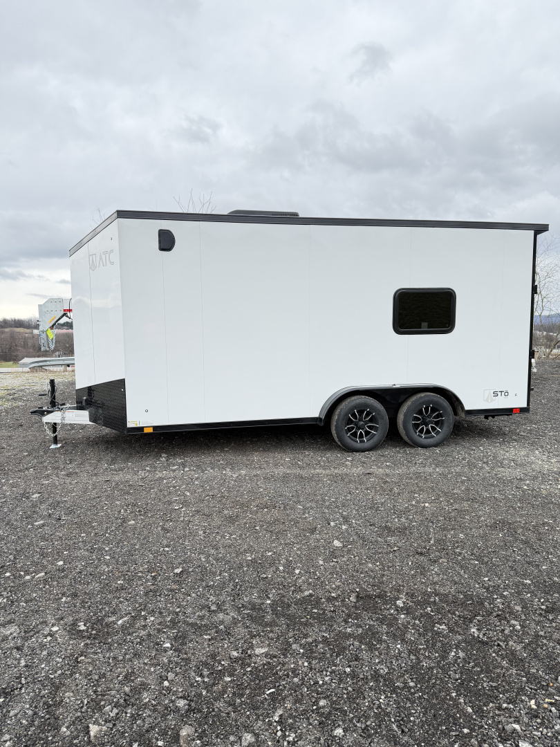New NEW 2025 ATC 7.5 x 16 "Sto 450 LifeTrac" Aluminum Trailer